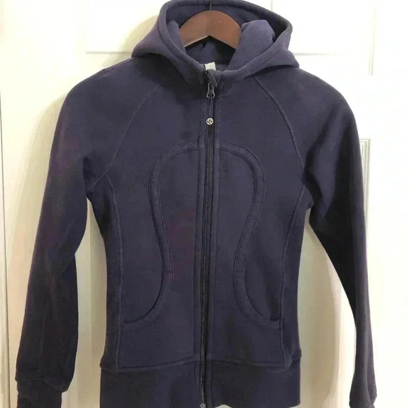 lululemon athletica Tops - Lululemon Purple Scuba  Hoodie Size 2